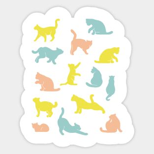 Cats Be Chillin' Sticker Pack Sticker